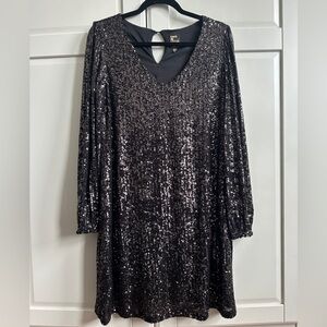 Rock & Shine Brown Sequin Dress (Reitmans)